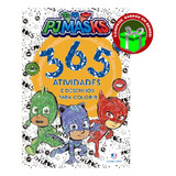 Livro Pj Masks 365 Atividades E Desenhos Para Colorir
