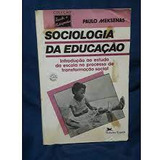 Livro Sociologia Da Educacao