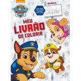 Livro Tapete Meu Livrão De Colorir   Patrulha Canina