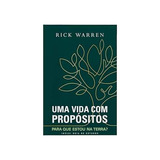 Livro Uma Vida Com Propósitos com Guia De Estudos 