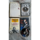 Livro Umberto Eco A Misteriosa Chama Da Rainha Loana + Número Zero + Viagem Na Irrealidade Cotidiana + Dvd O Nome Da Rosa Sean Connery Original N53 
