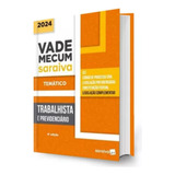 Livro Vade Mecum Trabalhista E Previdenciário Temático Saraiva 8 Edição 2024