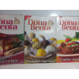 Livros Col Dona Benta 3 Volumes Inéditos Sorvetes Docinhos E Carne Moida Lacrados