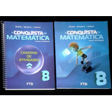 Livros Do Professor A Conquista Da Matemática 8 C  Caderno 