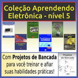Livros,dvd Aula E Kit Aprendendo Eletrônica Básica Nível 5