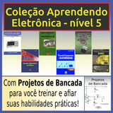 Livros,dvd Aula E Kit Aprendendo Eletrônica Básica Nível 5