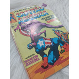 Livros Gibi Almanaque Do Capitão America Vol 58 Com Folhas Do Dicionario Marvel