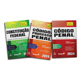 Livros Legislação 2024 Constituição Código Penal Código De Processo Penal