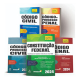 Livros Legislação Seca 2024 Constituição Código Civil Código De Processo Civil Código Penal Código De Processo Penal 
