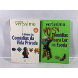 Livros Luis Fernando Verissimo 2 Volumes O Melhor Das Comédias Da Vida Privada Mais Comédias Para Ler Na Escola Editora Objetiva 2004 08 T571