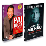 Livros Pai Rico Pai Pobre E Do Mil Ao Milhão Não Aplica De Robert T Kiyosaki Thiago Nigro Editorial Alta Books Harper Collins Tapa Mole En Português 2022