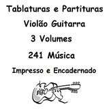 Livros Tablaturas E Partituras Violão Guitarra Em 3 Volumes