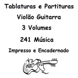 Livros Tablaturas E Partituras Violão Guitarra Em 3 Volumes