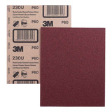 Lixa 230u Massa Madeira P60 225x275 Pct 10 Folha 3m