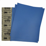 Lixa Blue 3m 338u Grão 80 Á 800 C 50 Folhas Diversos Grãos Quantidade De Cascalhos 320