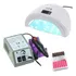 Lixa Lixadeira Mercedes Bivolt + Cabine Sun 1s 48w / 30led Cor Branco 110v/220v (bivolt)