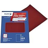 Lixa Pinceis Tigre 800 Massa E Madeira Grossa 60 25 Folhas