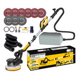 Lixadeira De Parede Teto E Drywall Profissional Com Led Cor Preto Frequência 60hz 220v