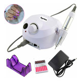 Lixadeira De Unha Motor Porquinho Kyrios 35000 Rpm Cor Branco 110v 220v