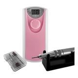 Lixadeira Elétrica Motor Unha Motorzinho Bivolt Portátil Gel Cor Rosa 110v 220v bivolt