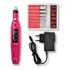 Lixadeira Elétrica Motor Unha Motorzinho Bivolt Portátil Gel Cor Rosa 110v/220v
