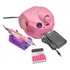 Lixadeira Motor Elétrica Unha Profissional Nail 45000 Bivolt Cor Rosa 110v/220v (bivolt)