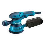 Lixadeira Profissional Roto Orbital Makita Bo5040 Azul turquesa 300w 220v