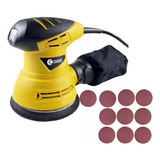 Lixadeira Roto Orbital 240w 5pol Charbs Com 10 Disco De Lixa