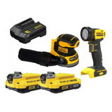Lixadeira Roto Orbital 5 A Bateria Scs220 2 X 2ah Stanley