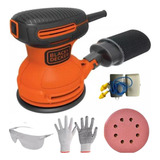 Lixadeira Roto Orbital Black Decker Bdero100 200w Com Kit