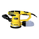 Lixadeira Roto Orbital Elétrica 450w Coletor Pó Profissional Cor Amarelo Frequência 60 220v