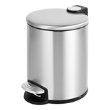Lixeira 20 Litros Aço Inox Com Pedal Cesto Removível Xtuned Cor Cinza