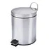 Lixeira 5l 100  Inox Pedal Banheiro E Cozinha