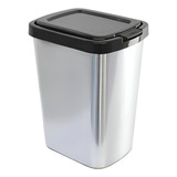 Lixeira 9 Litros Automática Inox Tampa