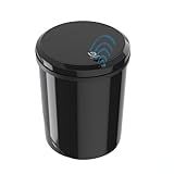 Lixeira Automatica Com Sensor Lixeira Inteligente Com Sensor Infravermelho Lixeira Sem Contato Para Sala De Estar Cozinha Banheiro Escritório Quarto Locais Comerciais 12L Preto