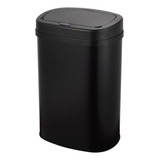 Lixeira Automatica Preta Inox 50 Litros Guimmis casa