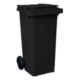 Lixeira Carro Coletor Lixão 120 L Contentor Lixo Preto