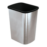 Lixeira Cesto S tampa 9 Litros Label Prata Cl09 Arqplast