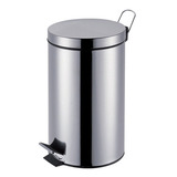 Lixeira Com Pedal E Balde Interno Ágata Inox 20 Litros Mor