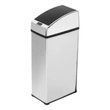 Lixeira Com Tampa Automática 3 Litros Inox Kazalinda Cor Prateado