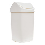 Lixeira Com Tampa Basculante 50 Litros Branca