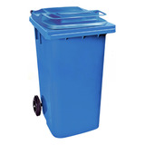 Lixeira Container Azul 240l Coleta Seletiva