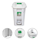 Lixeira Container Contentor 120 Litros Coleta Seletiva Rodas