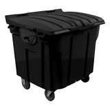 Lixeira Container De Lixo 500 Litros Preço De Fabrica Preto