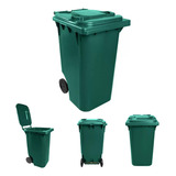 Lixeira Container Gari 240 Litros Lixo Com Rodas Comlurb