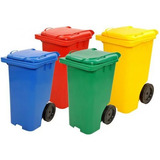 Lixeira Container Gari 240l Lixo Com Rodas Comlurb