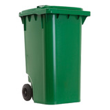 Lixeira Contentor Lixo 240 L Roda Carrinho Coletor Container