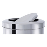 Lixeira Cozinha Banheiro Inox Tampa Basculante 5 4 L Brinox