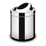 Lixeira De Aço Inox 6 3 Litros Tampa Basculante Martinazzo