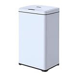Lixeira De Cozinha Banheiro Automática Retangular 50 Litros Com Sensor Em Aço Inox Anti Ferrugem
